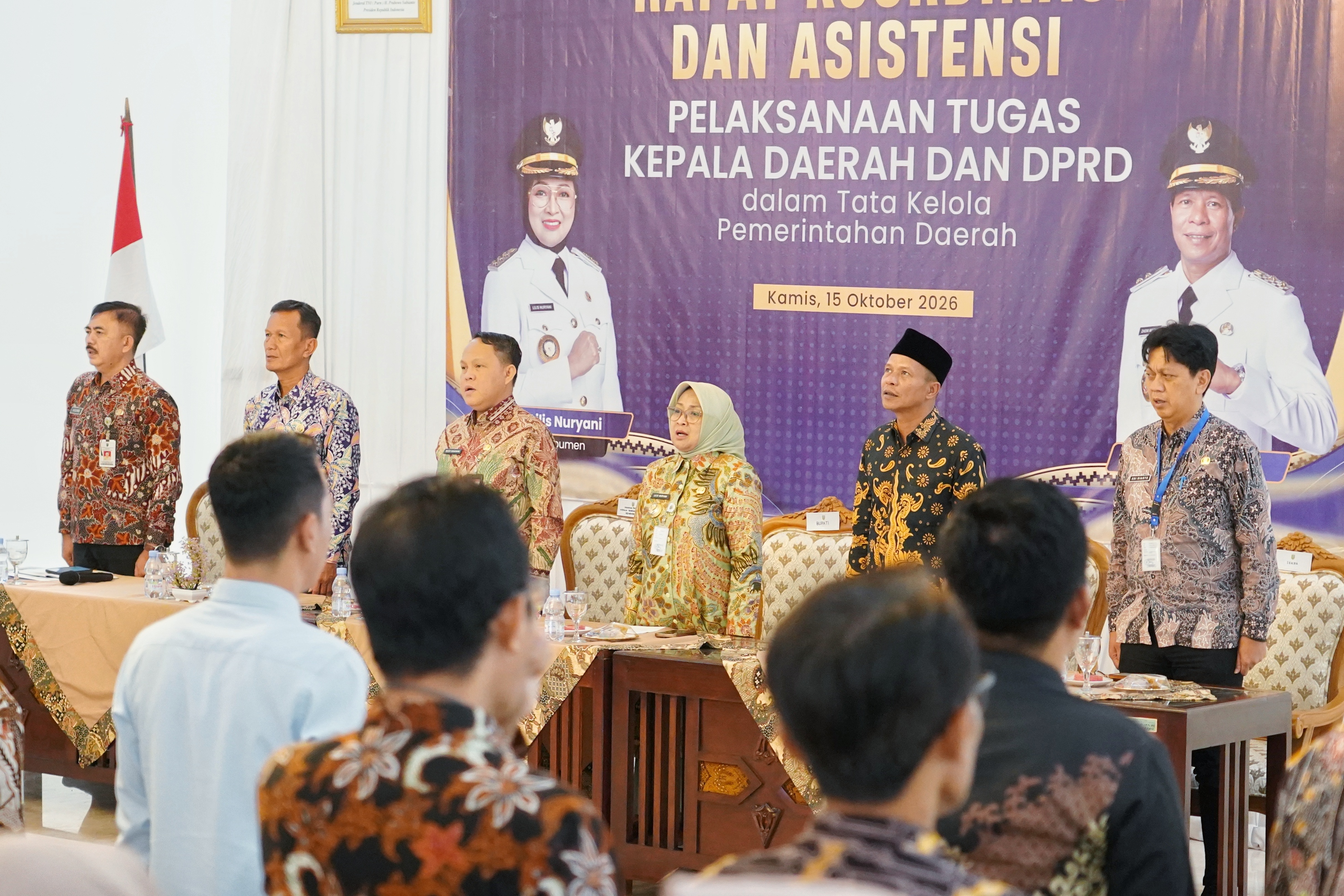 Rakor dan Asistensi Pelaksanaan Tugas Kepala Daerah dan DPRD