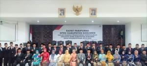 Rapat Paripurna Pengambilan Sumpah/Janji Anggota DPRD Kebumen Masa Bakti  2019-2024 Berlangsung Lancar