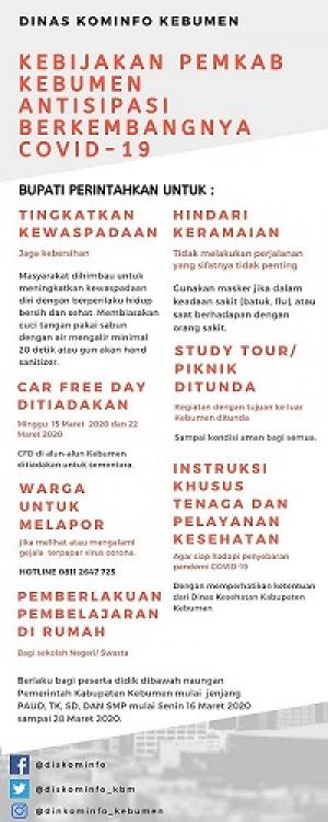 Waspadai Penyebaran COVID-19, Ini Perintah Bupati