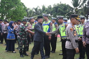 Bupati dan Forkopimda Gelar Apel Pasukan Pengamanan KIE 2023