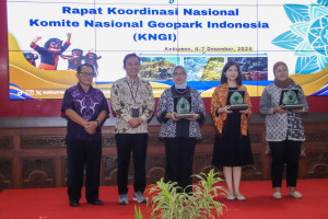 Alternatif Pendanaan Pengembangan Geopark Jadi Isu Penting Rakornas KNGI 2024
