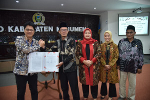 DPRD Kebumen Gelar Sidang Pengumuman Penetapan Calon Bupati dan Wakil Bupati Terpilih pada Pilkada 2024