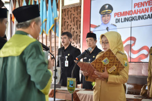 Untuk Pertama Kali Bupati Kebumen Lilis Nuryani Lantik Pejabat Tinggi Pratama Administrator dan Pengawas