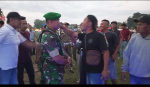 Ricuh, Penertiban PKL di Alun-alun Pancasila Kebumen, Diwarnai Adu Mulut dan Aksi Saling Dorong