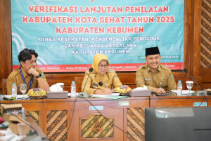 Tim Verifikator Pusat Apresiasi Upaya Sinergis Kebumen dalam Wujudkan 9 Tatanan Kabupaten Sehat