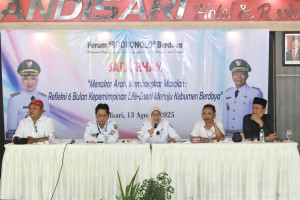 Sarasehan Kebumen Berdaya: Pemerintah Terbuka Terima Masukan untuk Percepatan Pembangunan