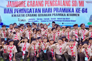 Jambore Penggalang 2025, Pramuka Kebumen Didorong Beradaptasi di Era Digital dan Jadi Teladan Konten Positif