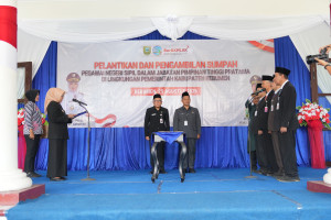 Bupati Lilis Nuryani Lantik Empat Pejabat di Lingkungan Pemkab Kebumen