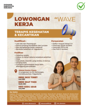 Lowongan Kerja De Wave