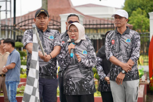 Dibuka Bupati, Fun Bike Kodim 0709/Kebumen dalam Rangka HUT TNI ke-80 Berlangsung Meriah