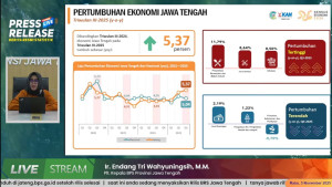Pertumbuhan Ekonomi Jawa Tengah Triwulan III 2025 Lampaui Nasional, Capai 5,37 Persen