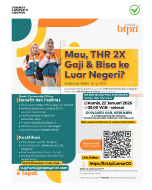 Lowongan Kerja BTPN Syariah – Posisi Community Officer