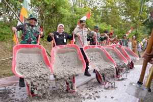 Bupati Lilis Resmi Buka TMMD Reguler ke-127 di Somagede, Perkuat Sinergi TNI dan Pemda untuk Percepatan Pembangunan Desa